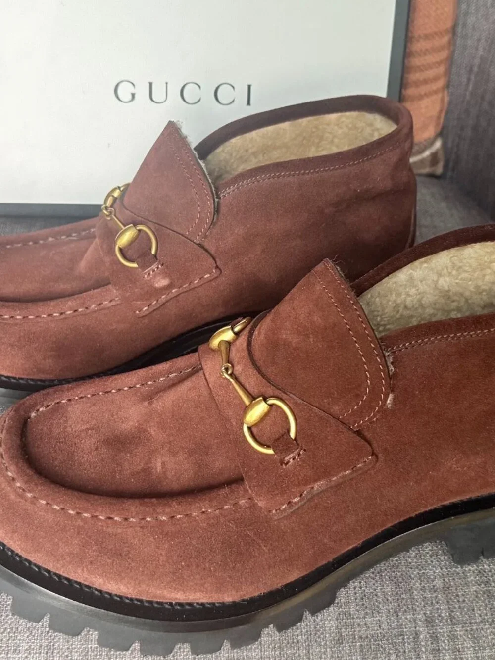 GUCCI Horsebit Chukka/Ankle slip-on...Men size 10.5